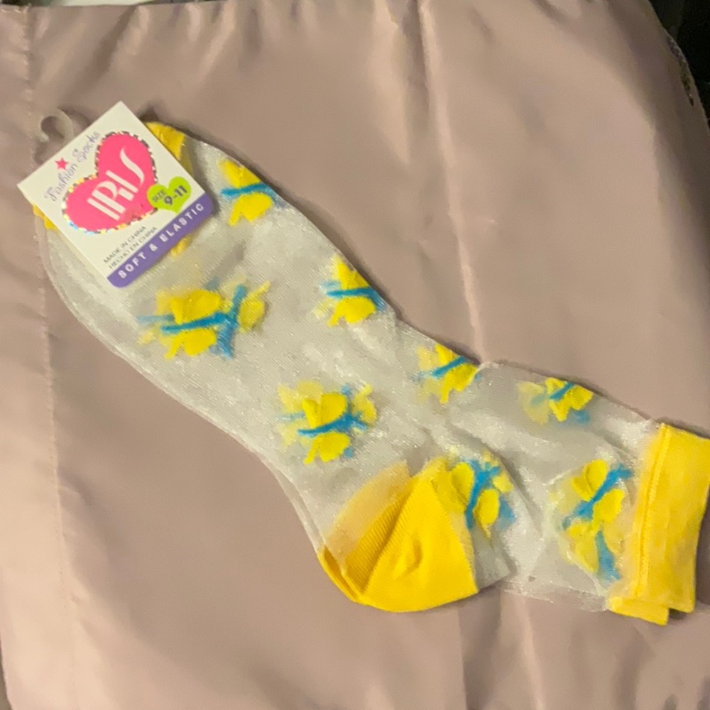 Adorable sheer socks